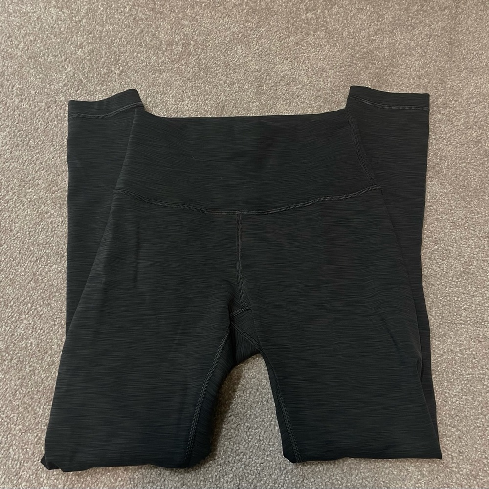 Lululemon wunder train heathered graphite grey